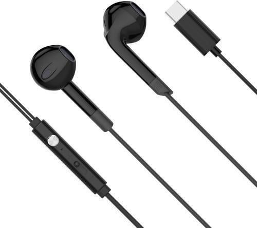 Casti in ear cu fir USB-C Kruger&Matz C2 cu microfon KMPC2, negru