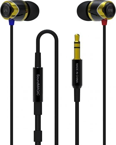 Casti In-Ear SoundMAGIC E10 Negru/Auriu