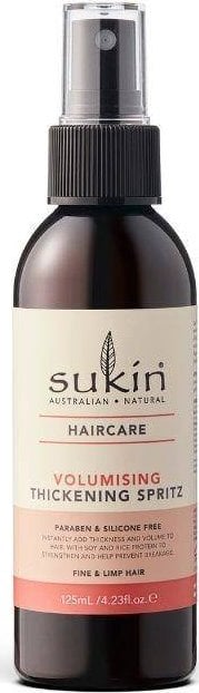 Sukin Sukin, VOLUMIZARE, Spray de styling care adaugă volum, 125 ml