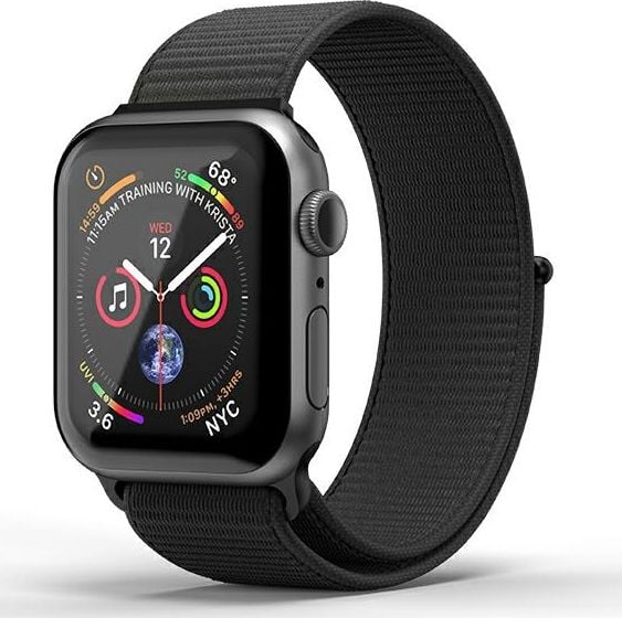 Superdry Curea de ceas SuperDry Apple Watch 38/40 mm Nylon Weave negru/negru 41673