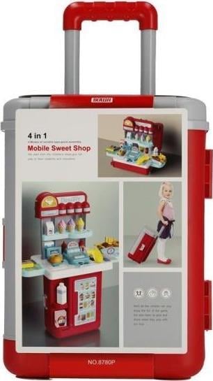 Supermarket + accesorii 4in1 gelateria valiza pe roti 482924 MC