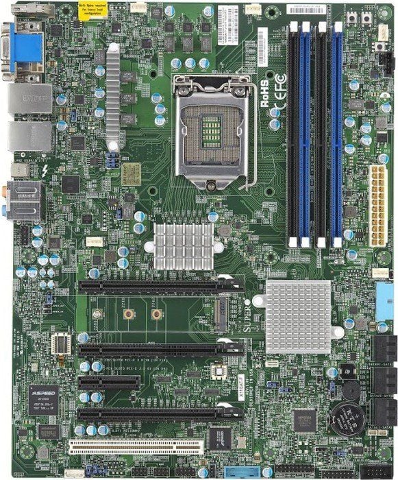 Placa de baza Supermicro MBD-X11SAT-F-O , ATX , DDR4 , 1x DVI, 1x HDMI, 1x VGA, 1x Displayport