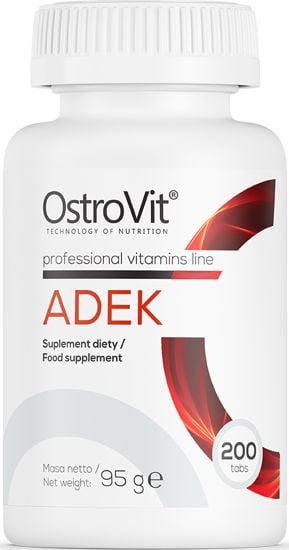 Supliment alimentar, Complex de Vitamine - A, D, E, K, OstroVit ADEK 200 - comprimate (200 doze)