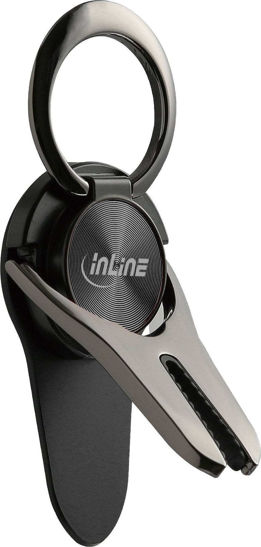 Suport auto InLine InLine® Smartclip 3in1 Smartclip, suport, suport pentru degete, maner autoadeziv pentru telefon mobil, suport pentru smartphone, suport pentru telefon mobil selfie,