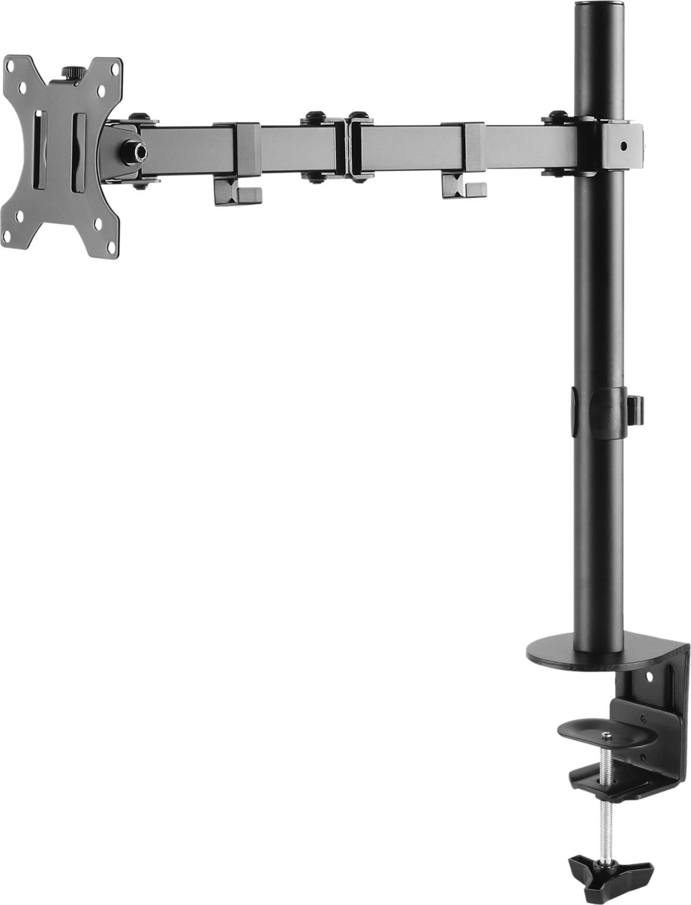 Suport de birou pentru monitor, brat dubla articulatie, 13 - 32 inch, Negru, Techly, ICA-LCD 503BK