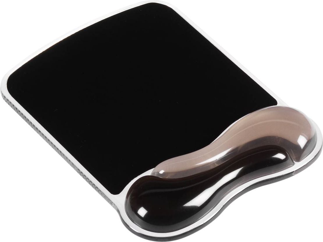 Suport ergonomic cu gel + mousepad, fumuriu-negru, KENSINGTON Duo Gel Mouse Pad Wrist Rest