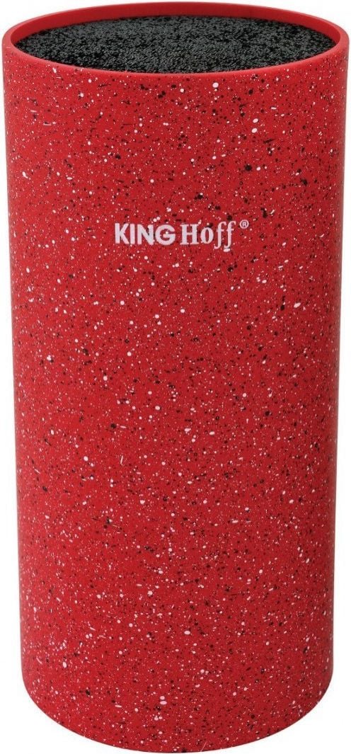 Suport pentru cutite King Hoff, inaltime 22 cm, rosu