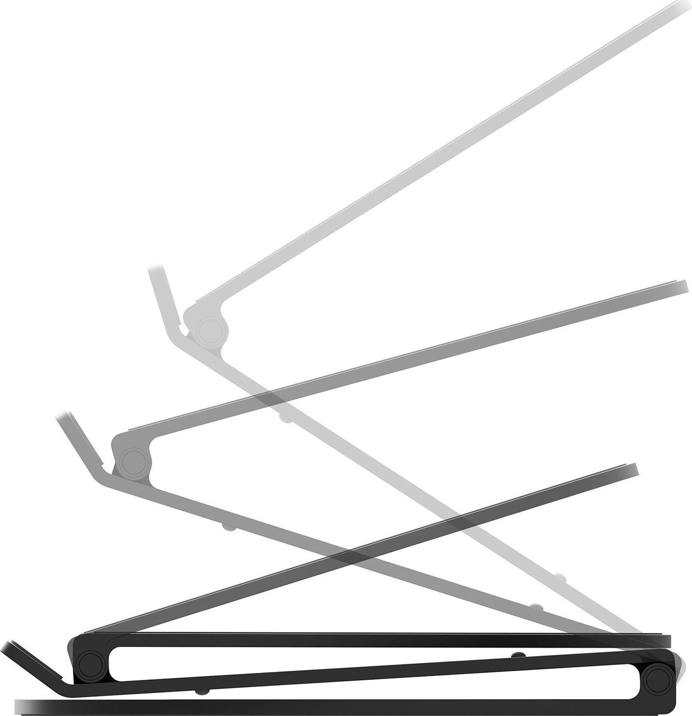 Suport pentru laptop Twelve South Curve Flex - bază din aluminiu pentru MacBook negru (TS-2201)