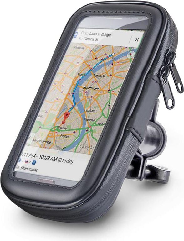 Suport Telefon pentru bicicleta si motocicleta, impermeabil, universal marimea XL, rotatie 360 &deg; rezistent la ploaie