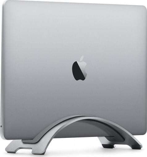 Suport vertical din aluminiu, Twelve South BookArc pentru MacBook, Space Grey