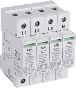 Surge B + C + N 3P 30kA 1,5 kV KSD-T1T2 275/240 3P + N (23920)