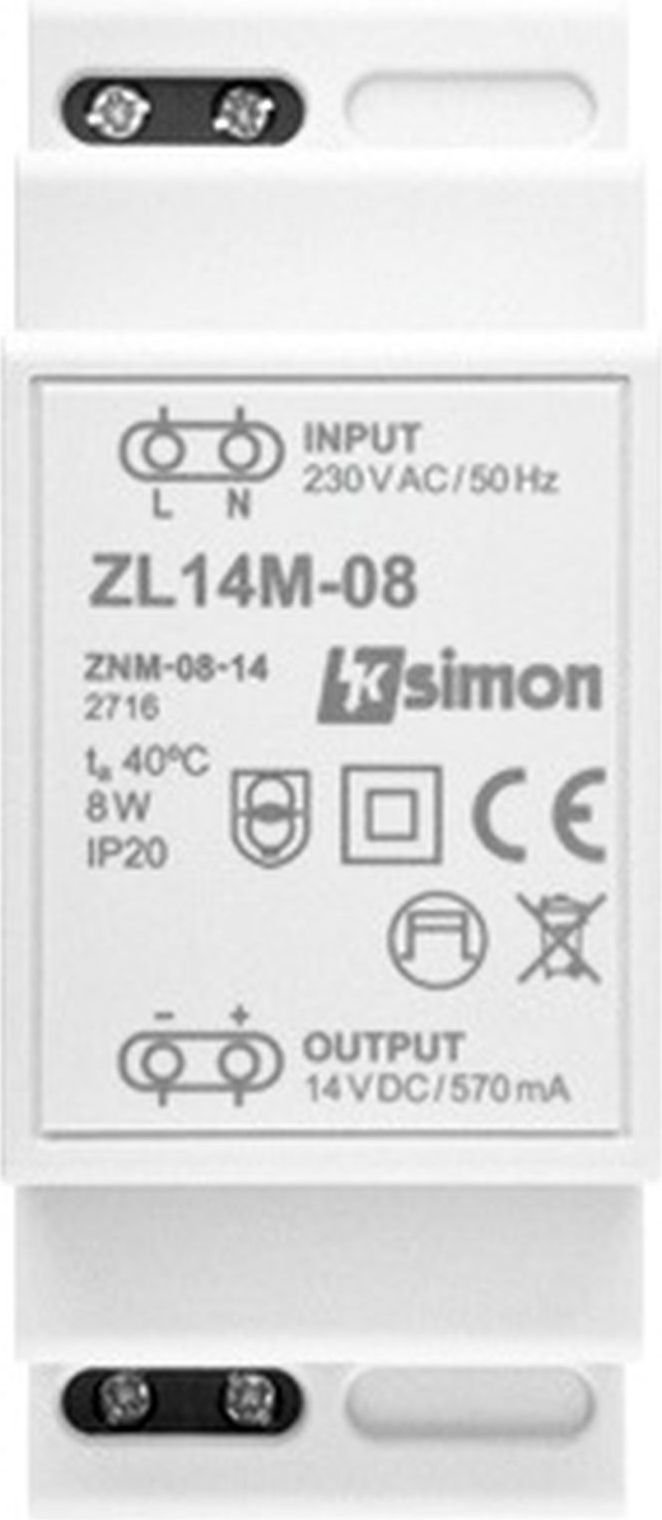 sursa de alimentare cu LED-uri Modul 14V DC 8W ZL14M-08 (WZ-L14M-08xxx-xxxx)