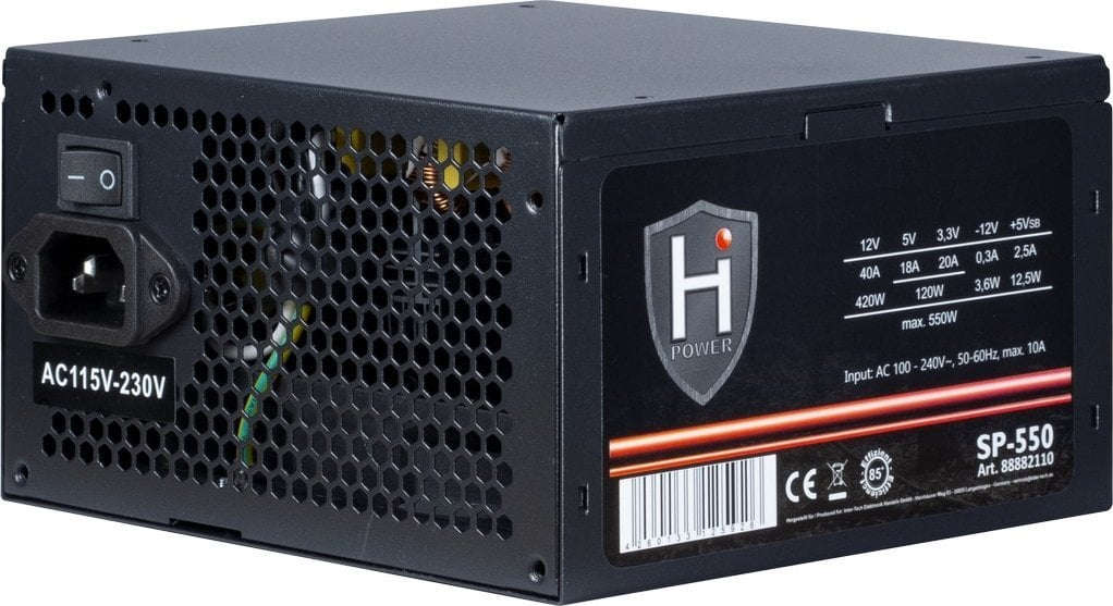 Sursă de alimentare Inter-Tech HiPower SP-550 550W (88882110)