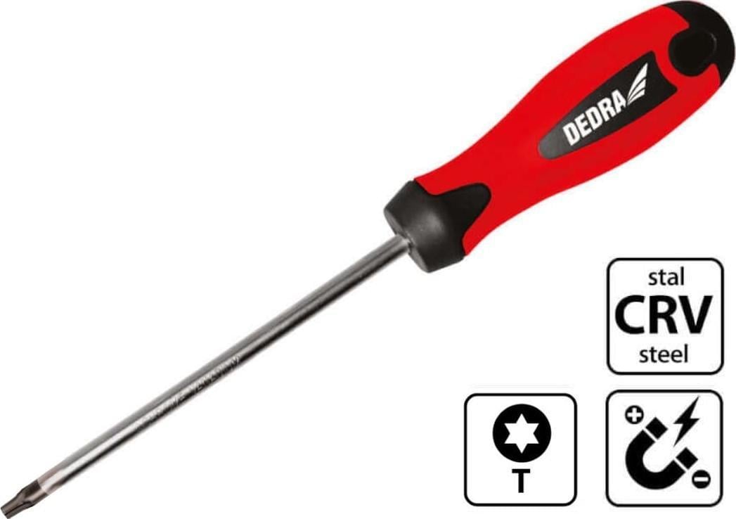 Șurubelniță Dedra Torx T20x100mm, CrV