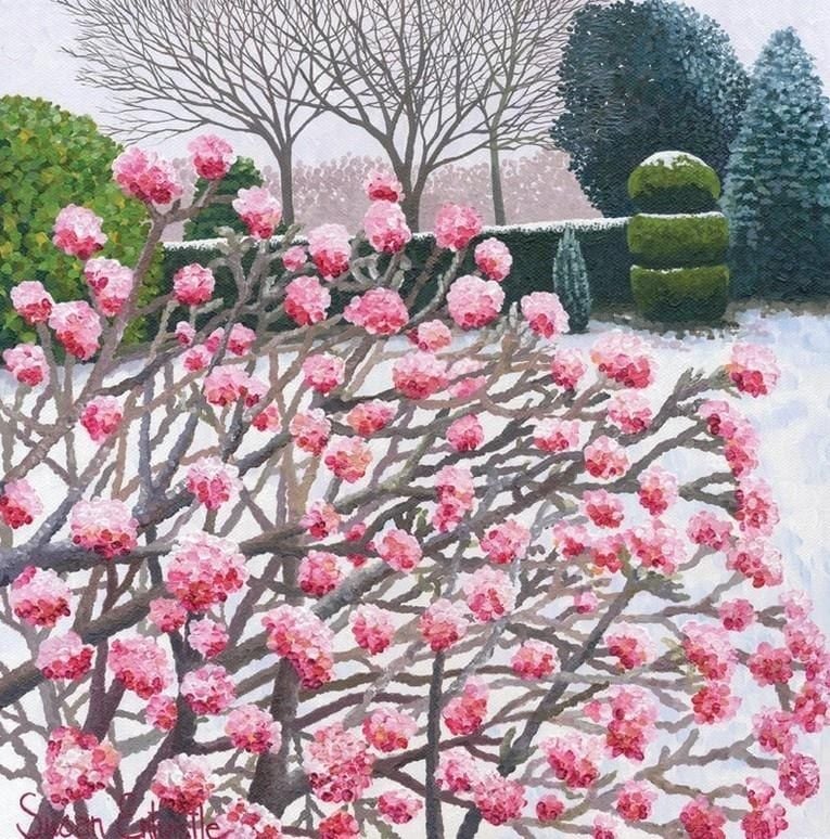 Susan Entwistle Card cu plic Winter viburnum