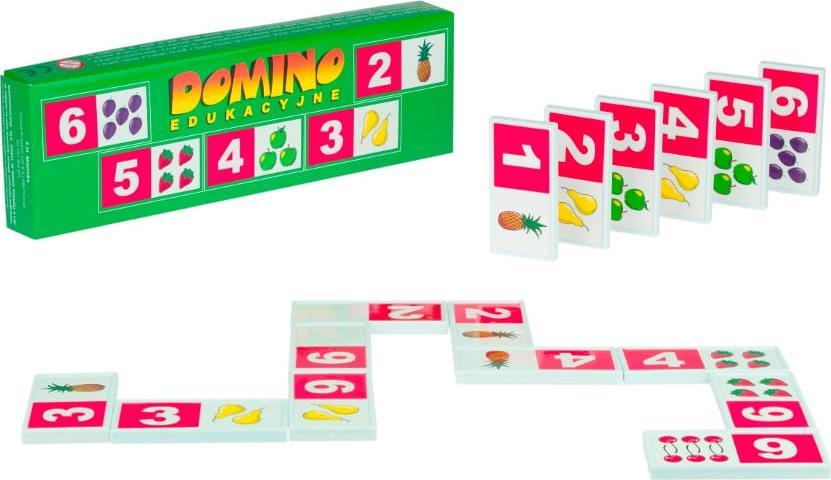 Swede Domino numere educaționale și fructe 3+ Swede