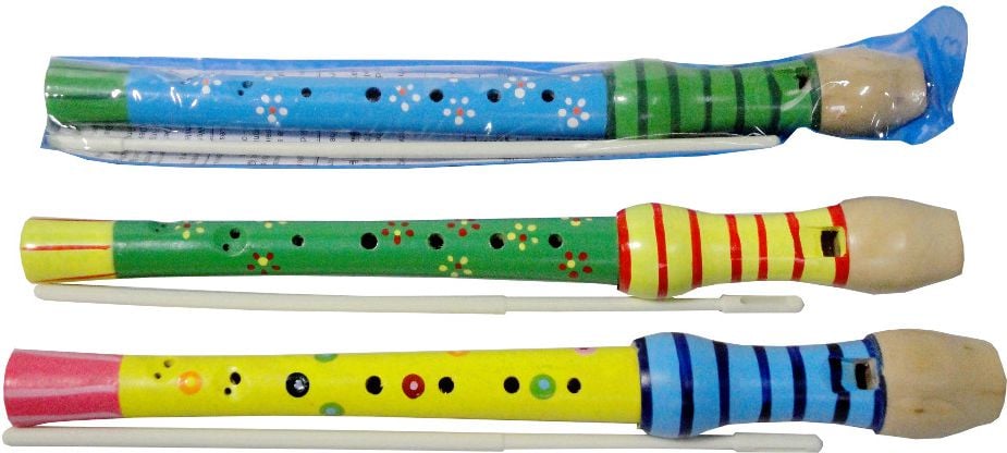 Flaut suedez de culoare din lemn