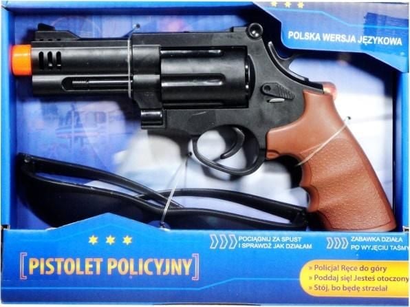 Swede Pistolet policyjny z polskim modułem dźwiękowym (G2328)