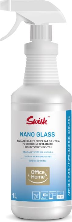 Swish Swish Nano Glass - Detergent pentru sticla cu nanotehnologie - 1 l