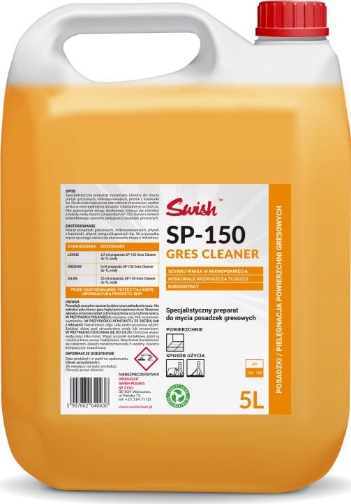 Swish Swish SP - 150 Preparat alcalin pentru curatarea pardoselilor din gresie - 5 l