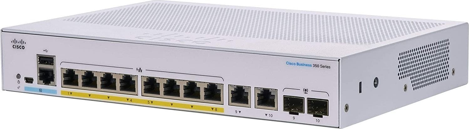 Comutator Cisco CBS350-8P-2G-EU