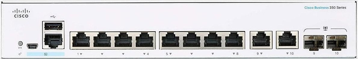 Comutator Cisco CBS350-8S-E-2G-EU