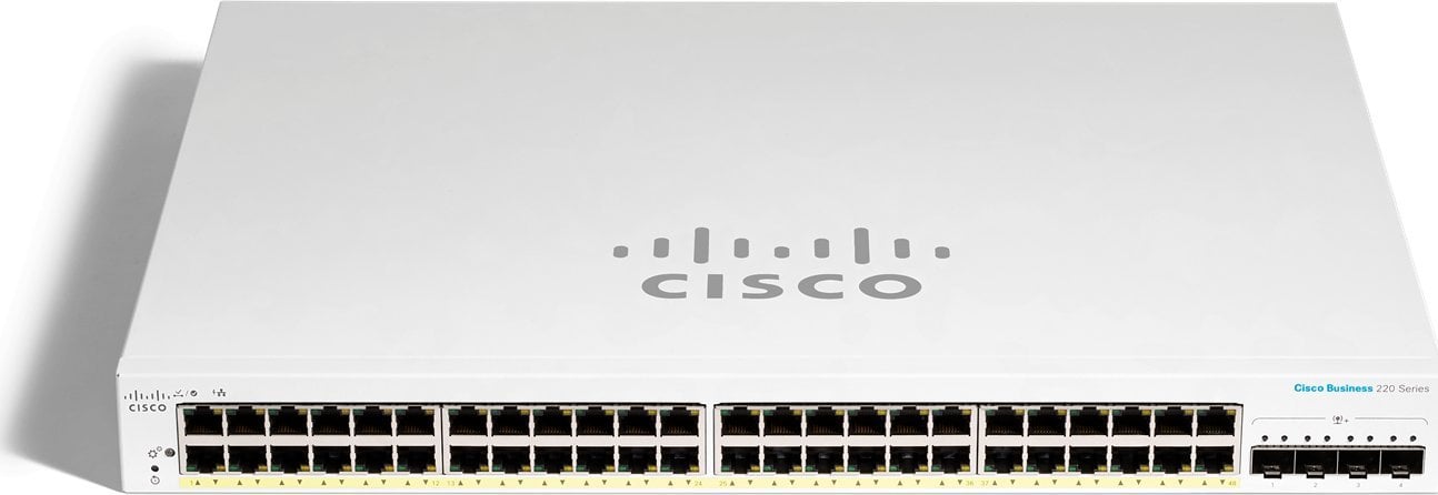 Switch-uri cu management - Switch Cisco CISCO Business Switching CBS220 Smart 48-port Gigabit PoE 382W 4x10G SFP+ uplink