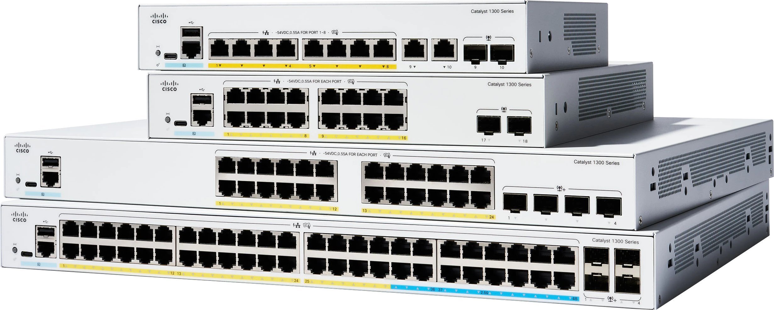 Switch Cisco Cisco Przelacznik Catalyst 1300 8p GE PoEExt PS 2x1G Combo