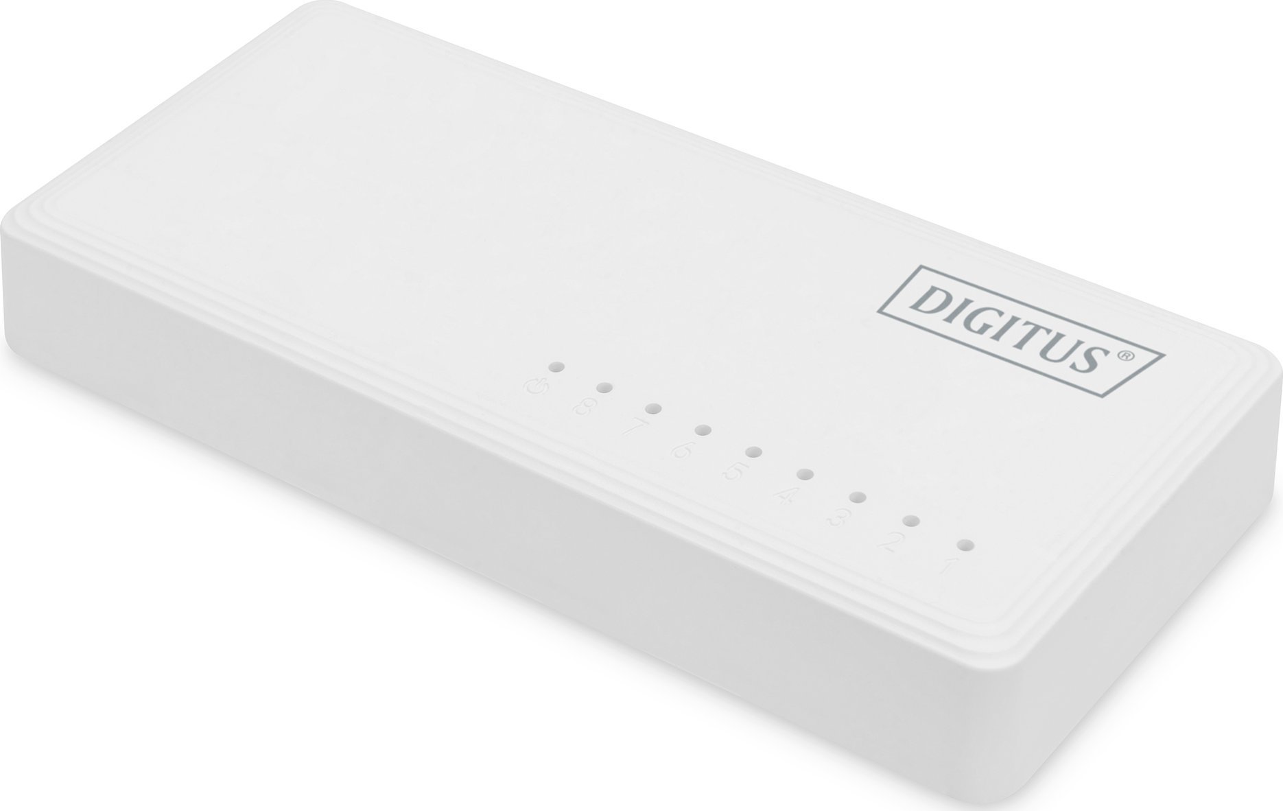 Switch Digitus Switch negestionat DIGITUS 8 porturi Gigabit Ethernet 10/100/1000Mbps alb