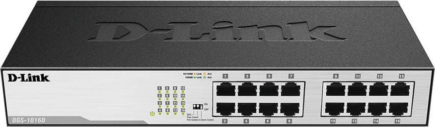 Switch D-Link DGS-1016D, 16 x 10/100/1000