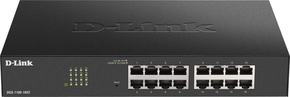 Switch-uri cu management - Switch D-Link DGS-1100-16V2, 16 ports Gigabit