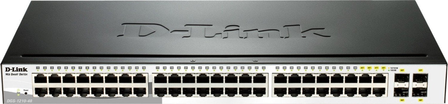 Switch D-Link DGS-1210-48, 48 x 10/100/1000, 4 Combo SFP
