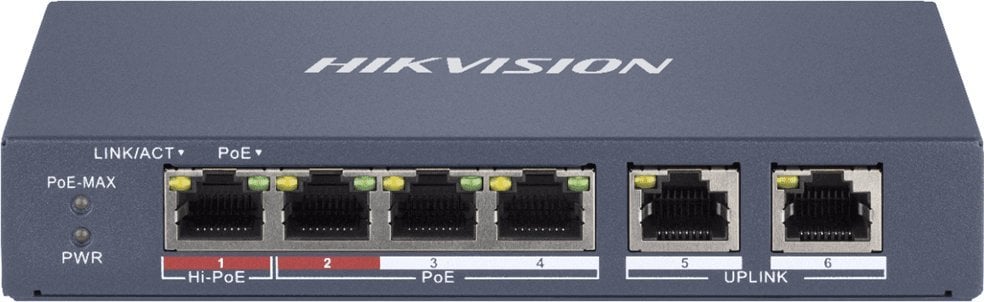 Comutator Hikvision DS-3E1106HP-EI
