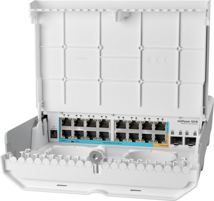 Switch MikroTik netPower 15FR Switch 16x RJ45 100Mb/s 2x SFP