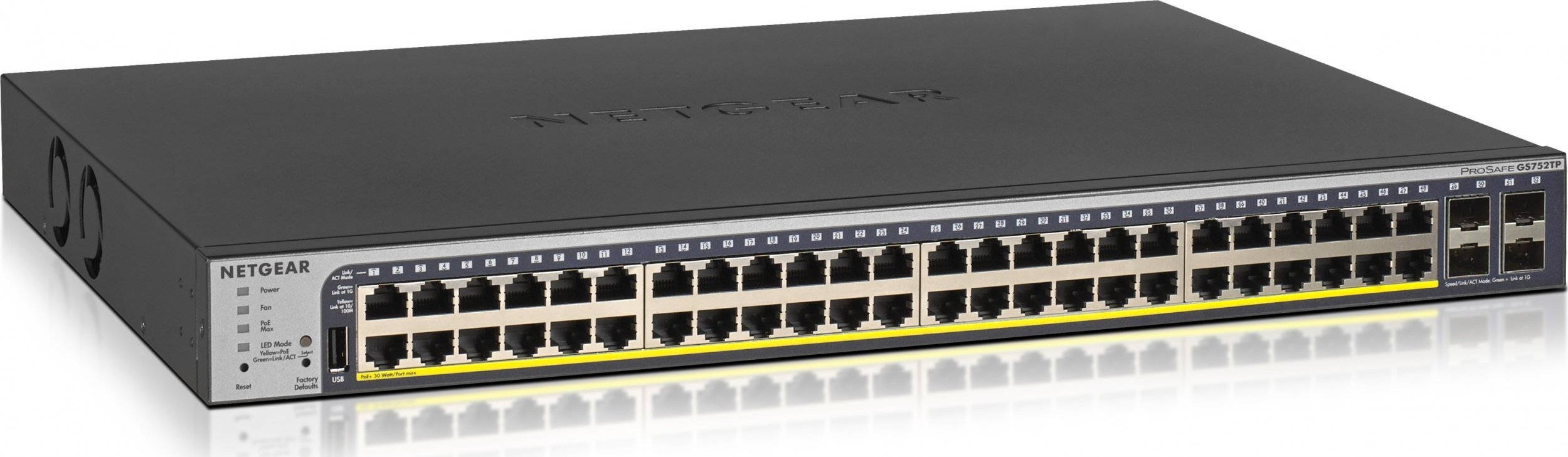 Switch-uri cu management - Switch NETGEAR Przełšcznik Smart GS752TP Switch Smart 48xGE PoE 4xSFP