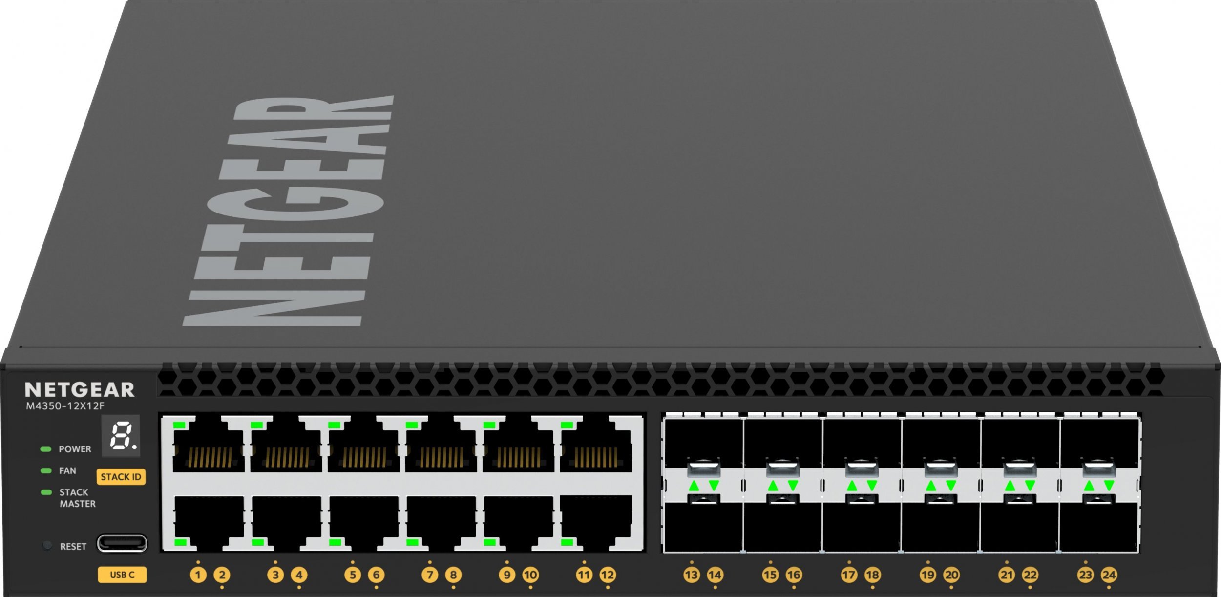 Switch NETGEAR Przełšcznik XSM4324 12x10GE 12xSFP+