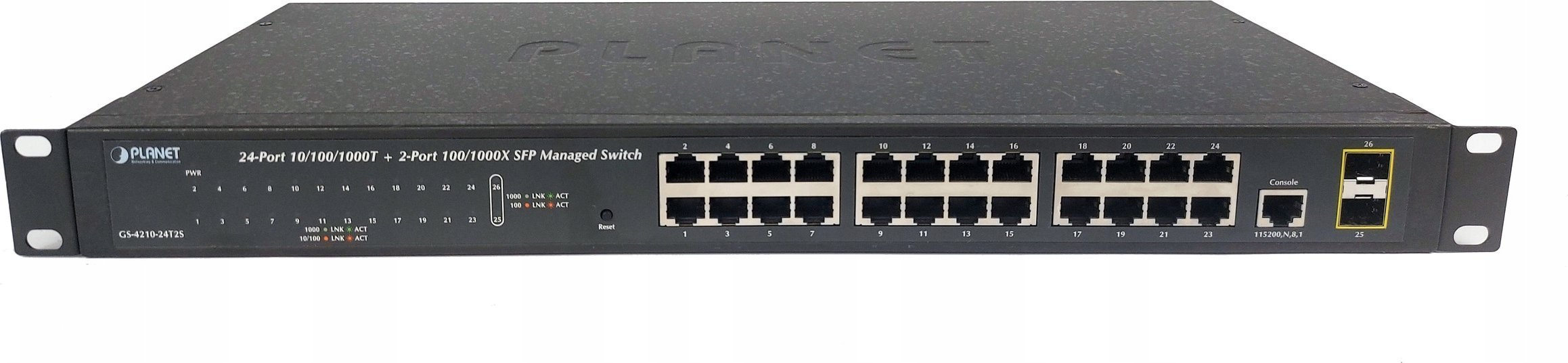 Switch-uri cu management - Switch PLANET GS-4210-24T2S 24-Port Layer 2 Managed Gigabit Ethernet Switch W/2 SFP Interfaces