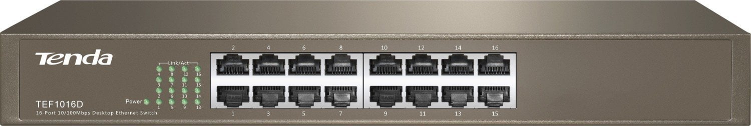 Switch Desktop Tenda TEF1016D, 16Porturi 10/100Mbps