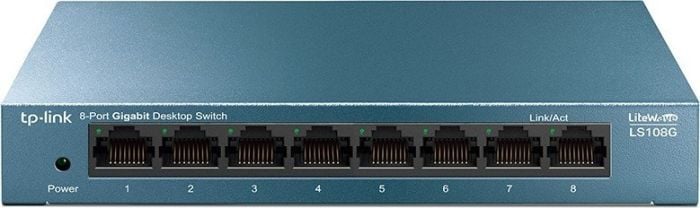 Switch TP-Link Desktop cu 8 porturi 10/100/1000Mbps, LS108G