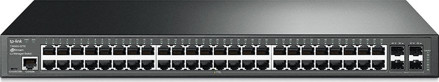 Switch TP-Link T2600G-52TS, 48-Port Gigabit, Rackmount Kit