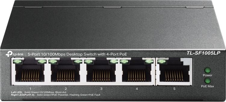 Switch TP-Link TL-SF1005LP, 5-Port