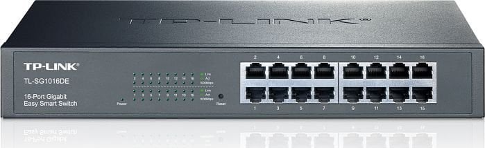 Switch-uri cu management - Switch TP-LINK TL-SG1016DE, 16 x 1000Mbps, montabil in rack 1U