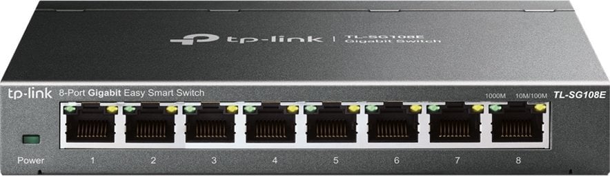 Switch TP-LINK TL-SG108E, Unmanaged Pro, 8 x 10/100/1000Mbps