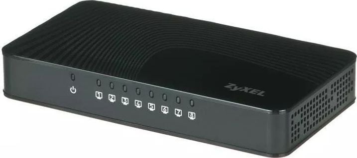 Switch ZyXEL GS-108S Gigabit Ethernet Media Switch, 8 Porturi