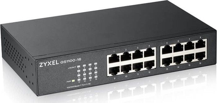 Switch ZyXEL GS1100-16-EU0103F, 16-Port Gigabit