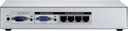 Sistem de transfer de semnal LevelOne VGA/AUDIO OVER UTP AV 4 PORTURI PÂNĂ LA 300M (AVE-9304)