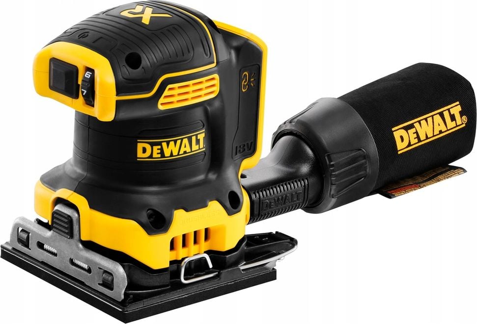 Slefuitor cu vibratii, Dewalt, 108 x 115 mm, compatibil cu acumulator 18 V