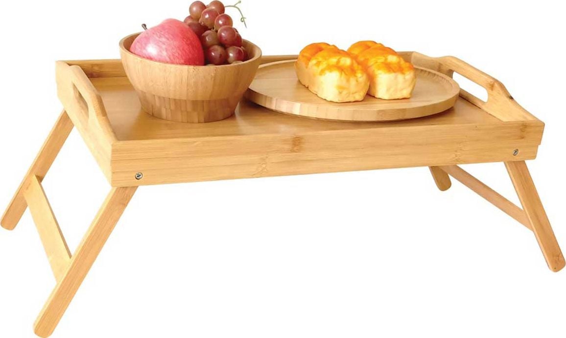 Platouri de bucatarie - TABELUL micul dejun în pat LAPTOP 50x30x7cm KINGHOFF KH-1502