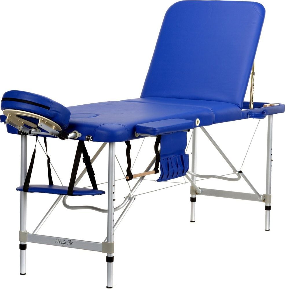 Tabelul, pat 3 aluminiu segmentat Massager Albastru