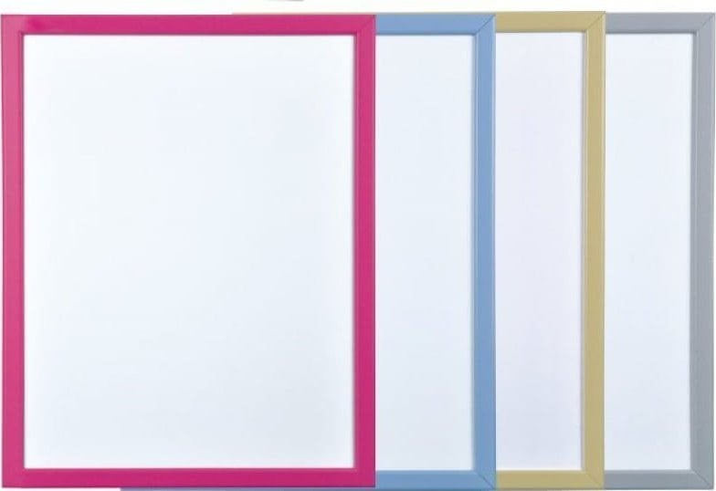 Tablă Bi-Office BI-OFFICE, 60x40cm, lăcuită, rame colorate